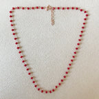 Choker collarino cristalli multi colore o mono colore