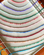Orecchini pietrine preziose multicolor pastello