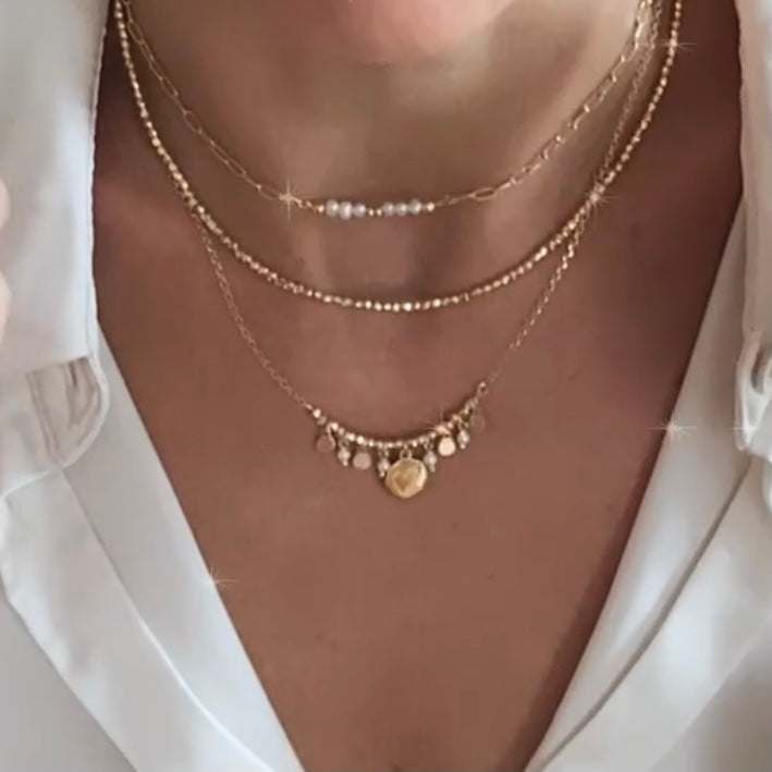 Choker perline sfaccettate