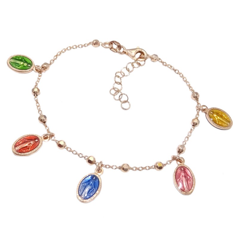 Bracciale pallini madonnine