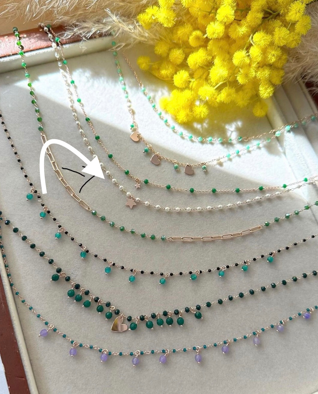 Choker perline naturali