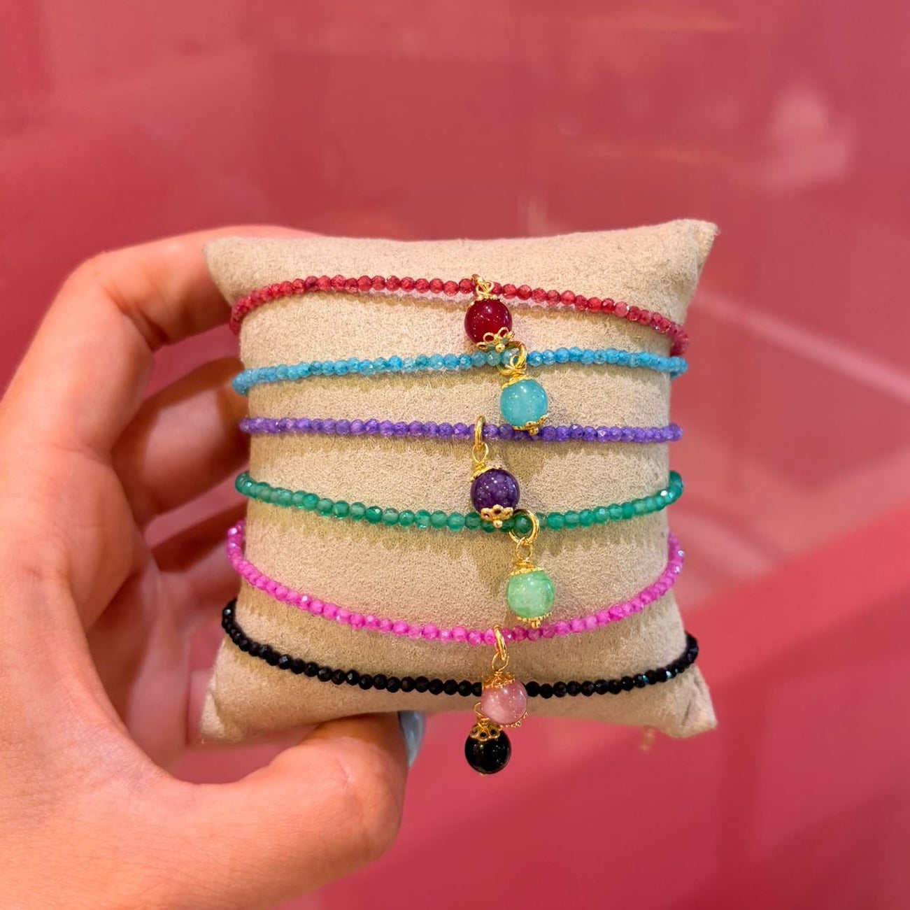 Bracciale cristalli e su coccu