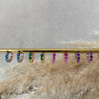 Cerchietti sfumati multicolor zirconi tondi