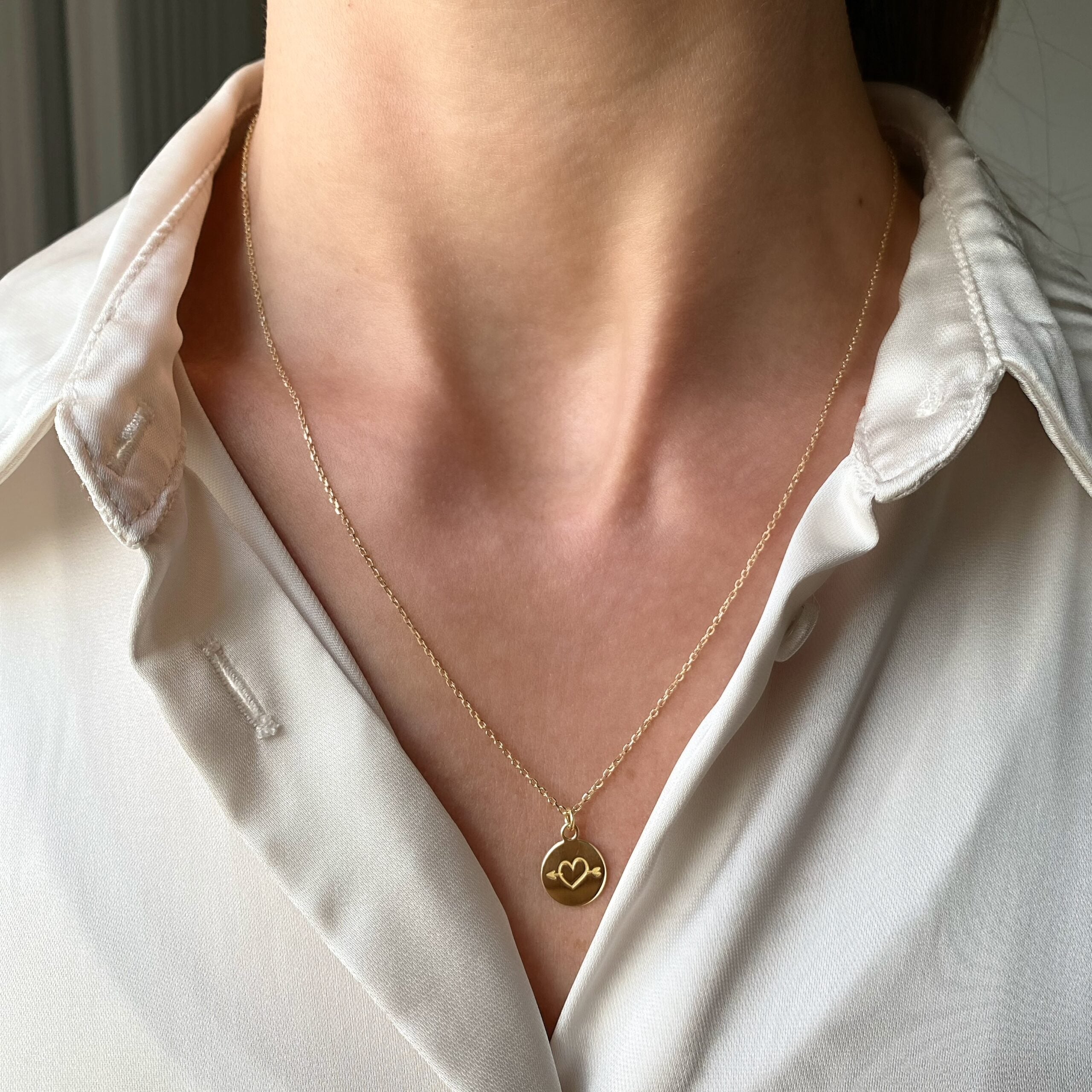 Collana mini medaglietta personalizzabile