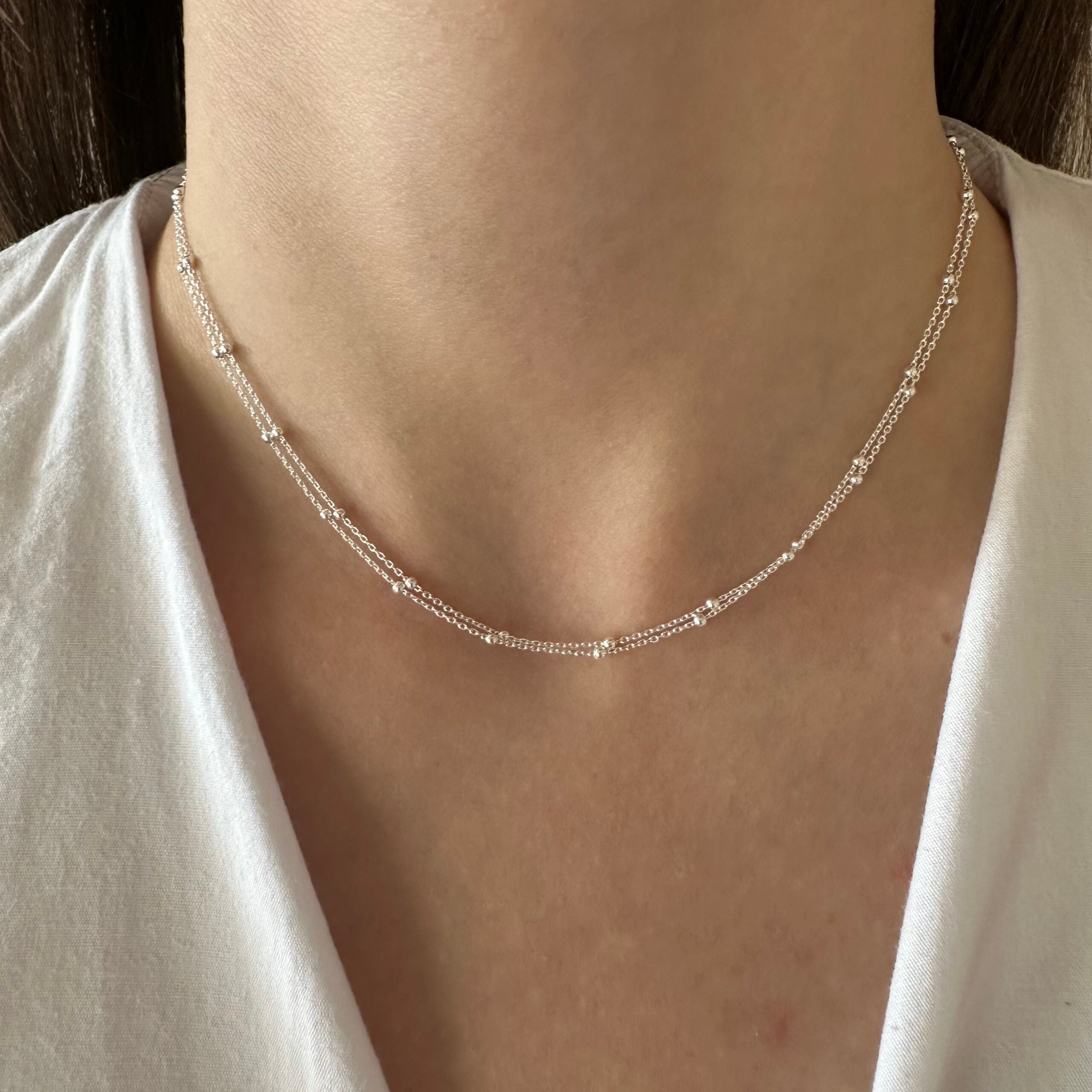 Collana rosario doppio