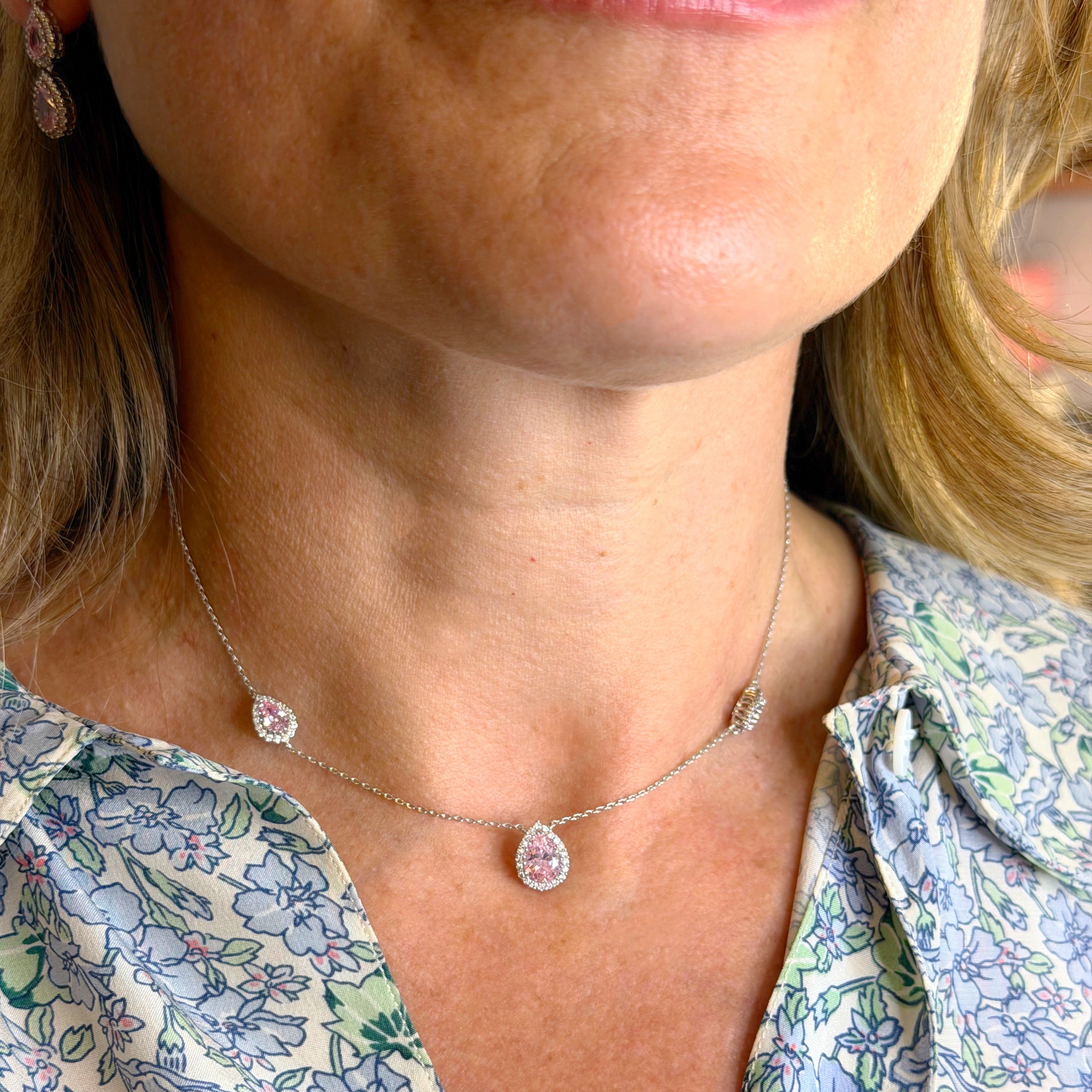Collana gocce Kate brass luxury