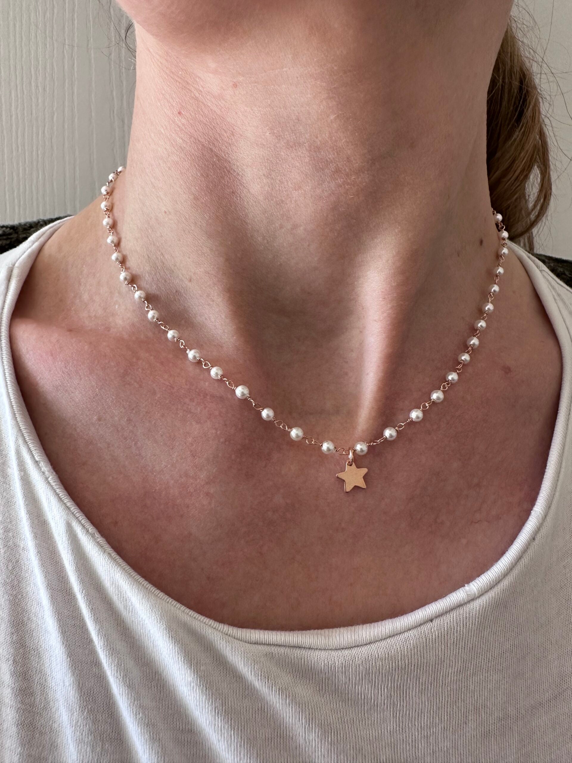 Choker perline naturali