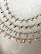 Choker collarino cristalli e multi stelle