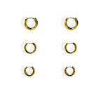 Scattini bombati lisci  brass