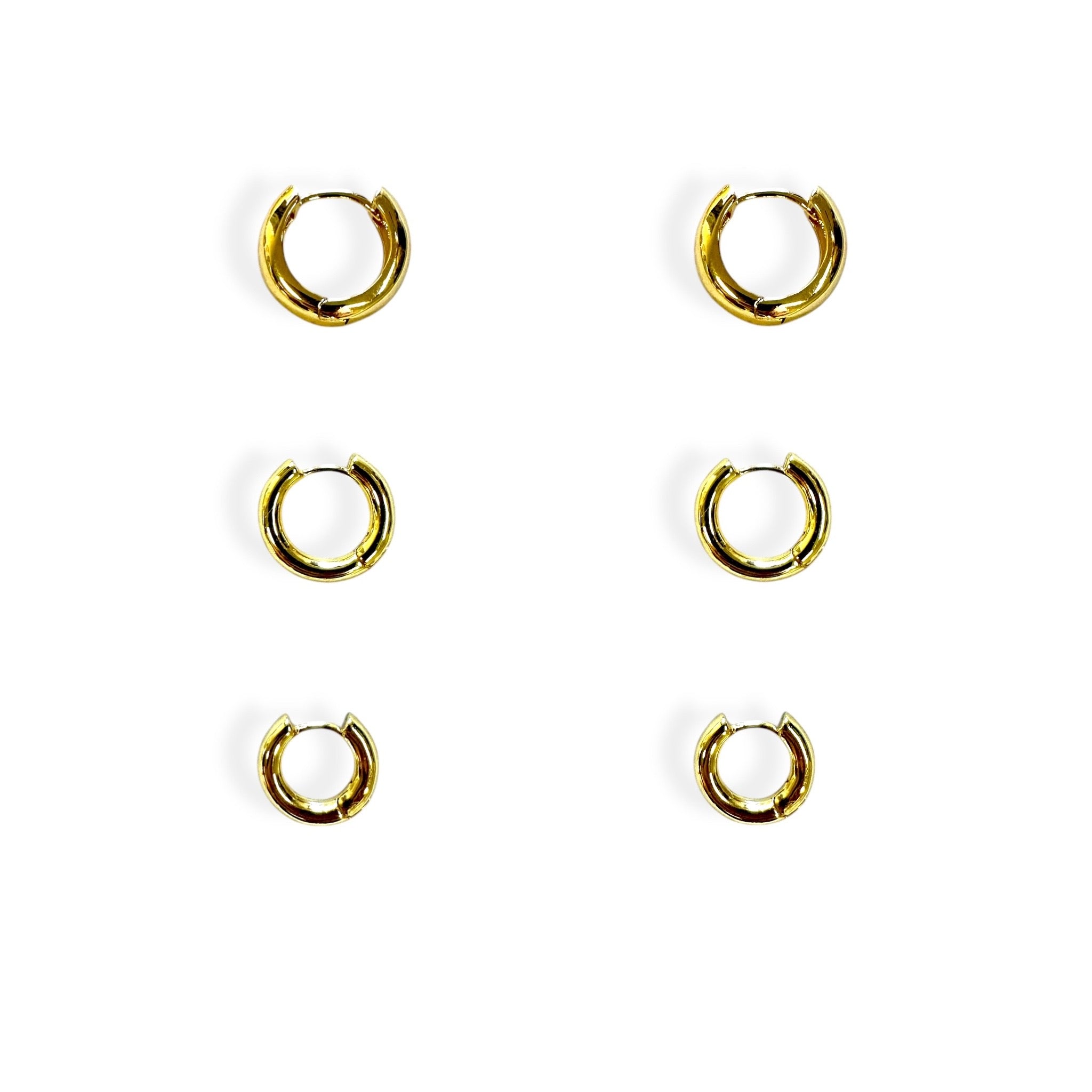 Scattini bombati lisci  brass