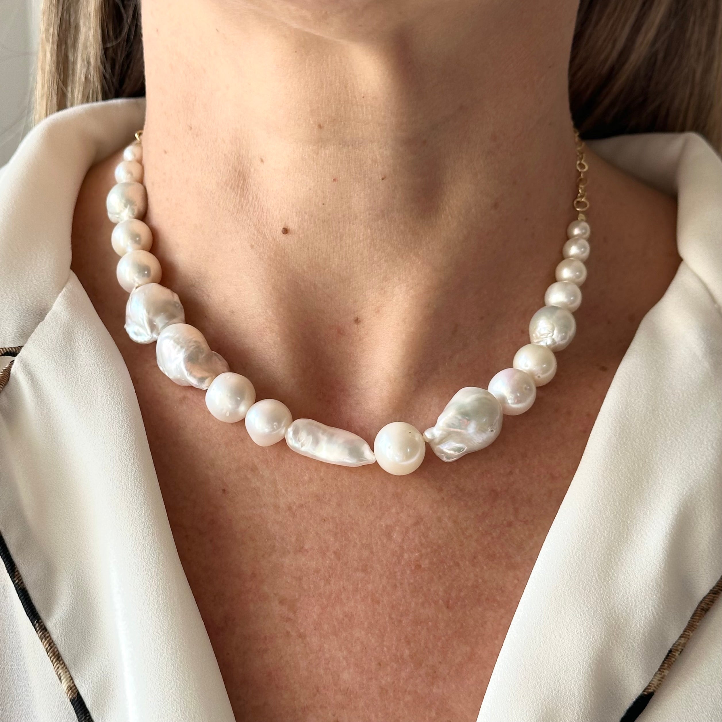 Collana perle barocche