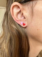 Lobino cuore smalto long chain