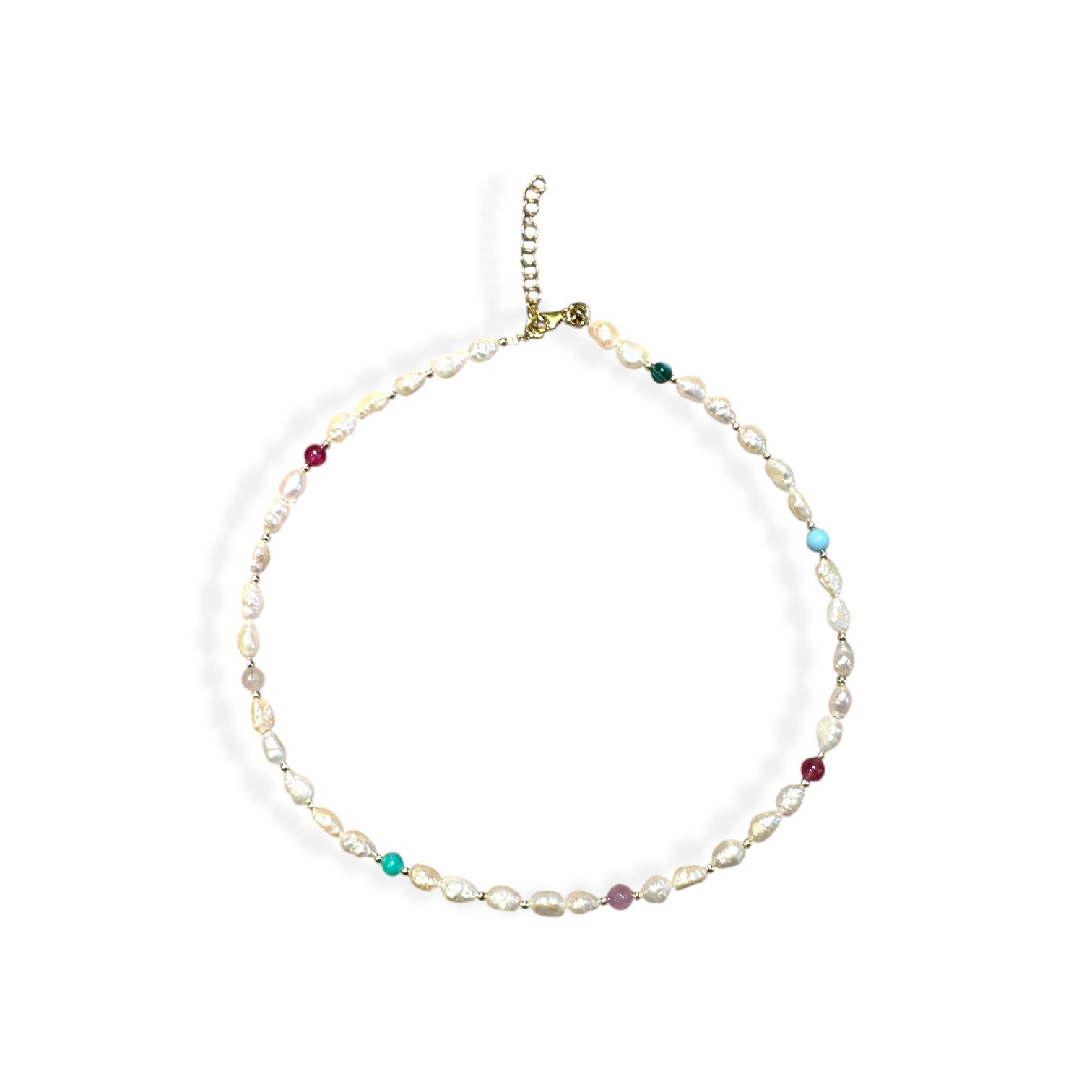 Collana perle di fiume rainbow