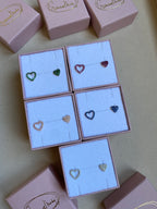 Lobini cuore pieno-vuoto zirconi neri o bianchi