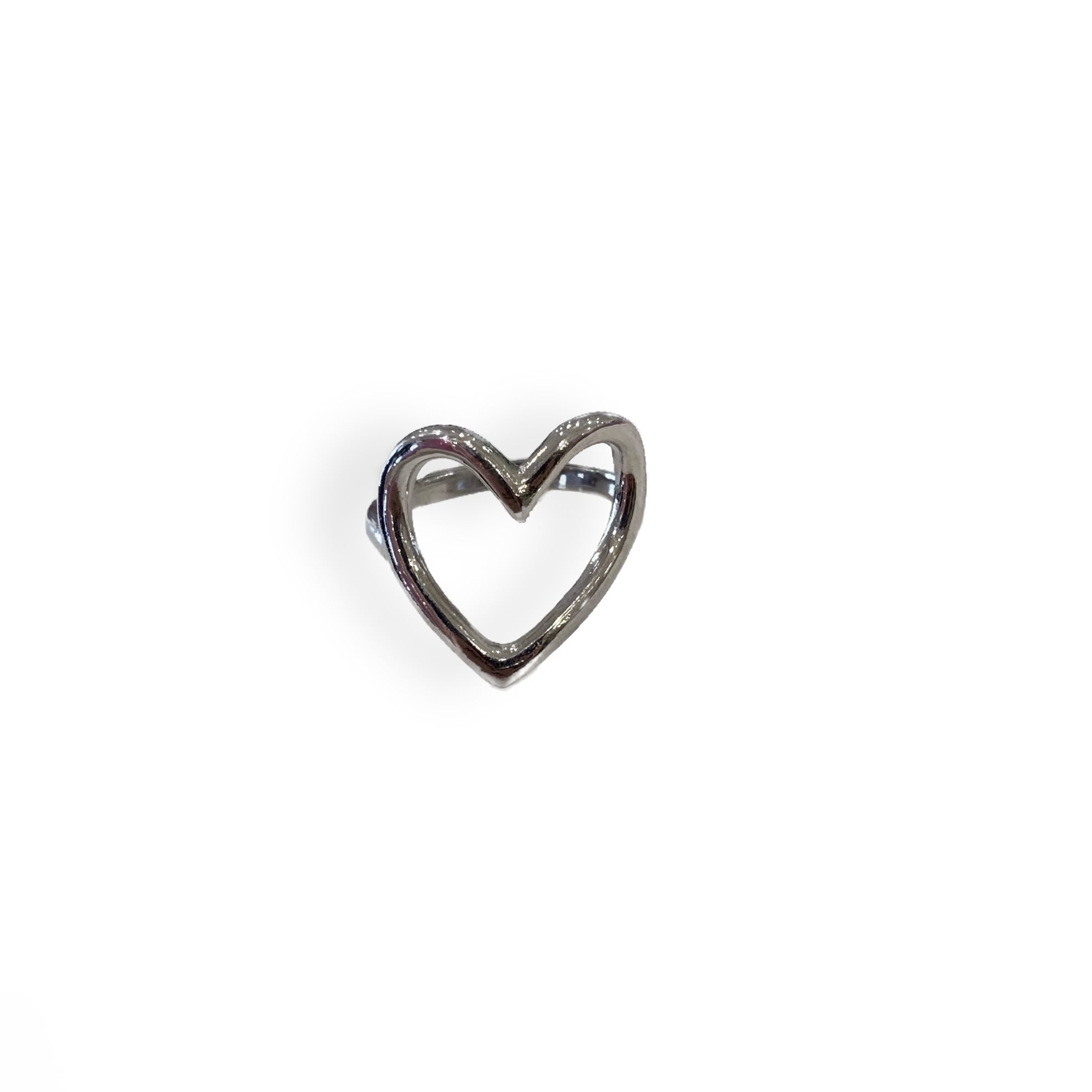 Anello cuore vuoto big