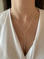 Collana rosarietto cuore e perline