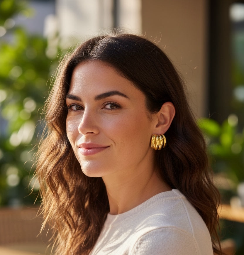 Orecchini Gracieux stainless steel