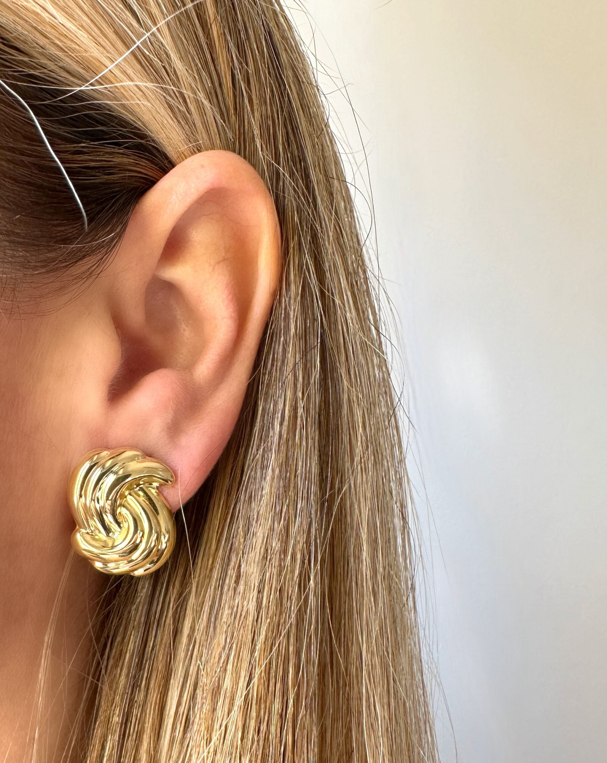 Orecchini vintage esse rigata