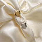 Anello cuore a fascia