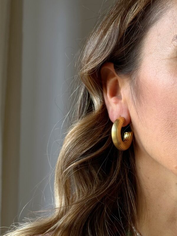 Semi cerchi rigati chunky