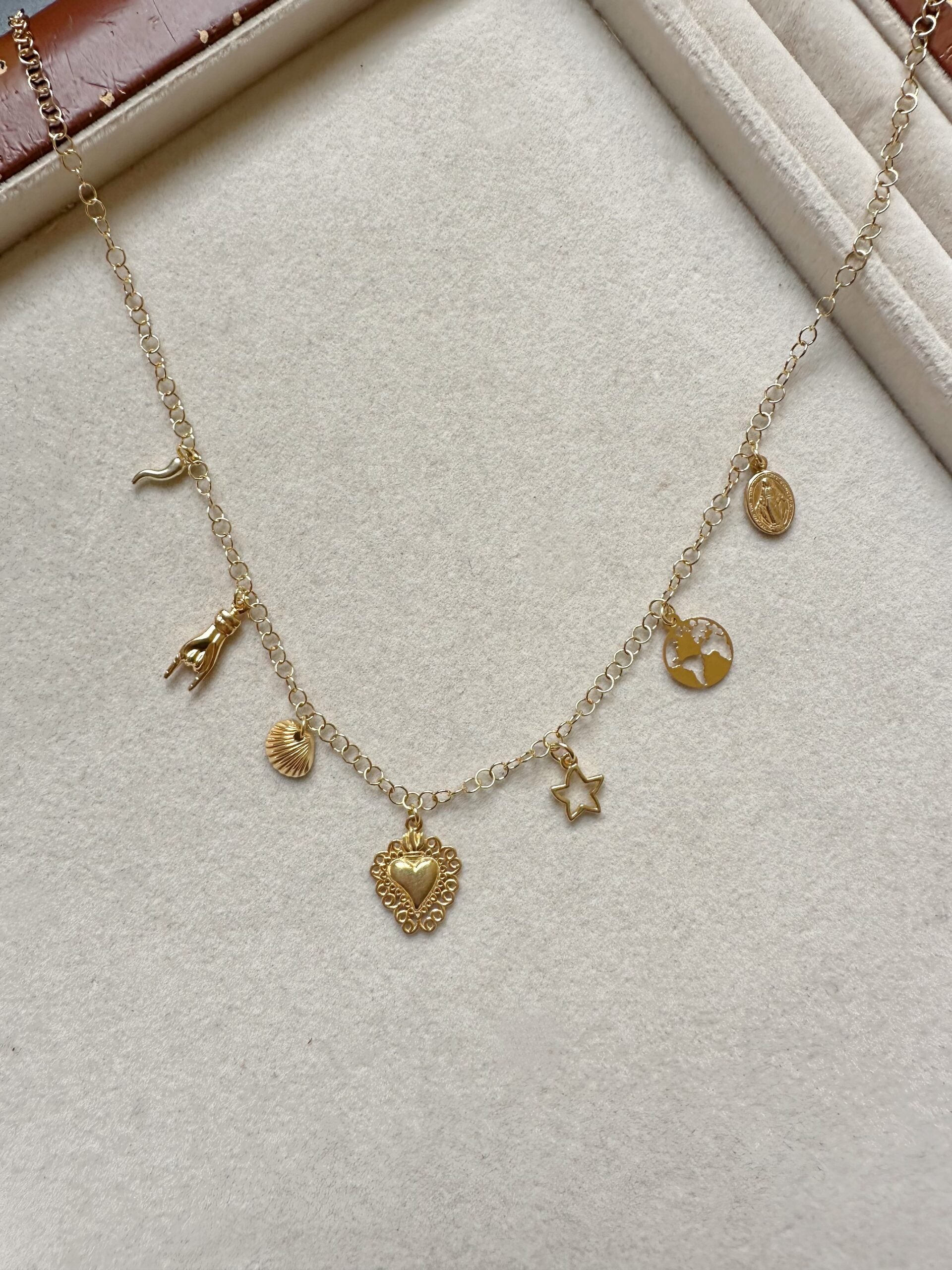 Collana multicharms Unica