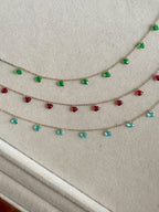 Collana cristalli a cuoricino