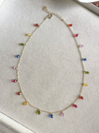 Collana cristalli a goccia