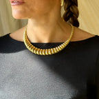 Collana Cleo brass luxury