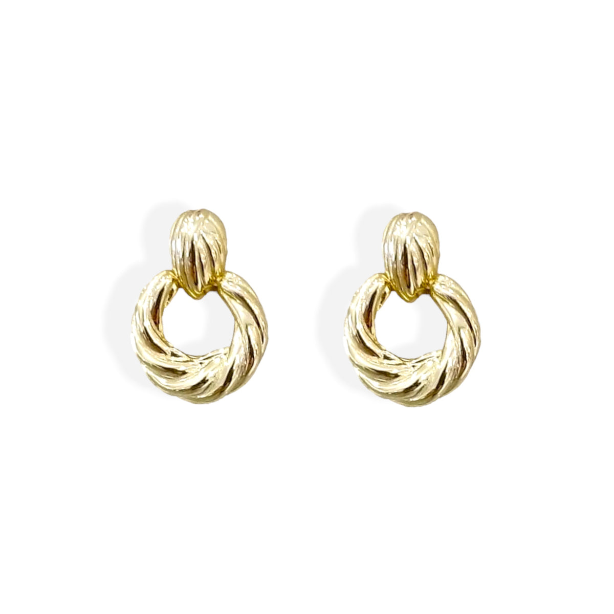 Orecchini vintage nodo basso
