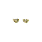 Lobini cuore pieno zirconi brass