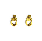 Orecchini Hailey trio e doppio anello stainless steel