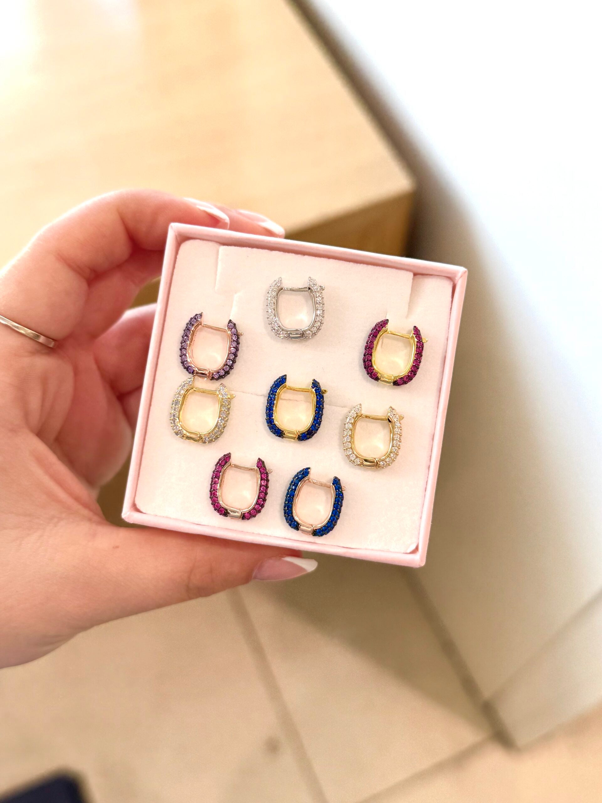 orecchino Fidia zirconi