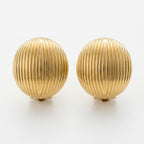 Bottoni retrò rigatura verticale brass