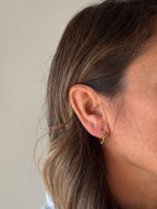 Cerchietti a scatto cuoricini brass