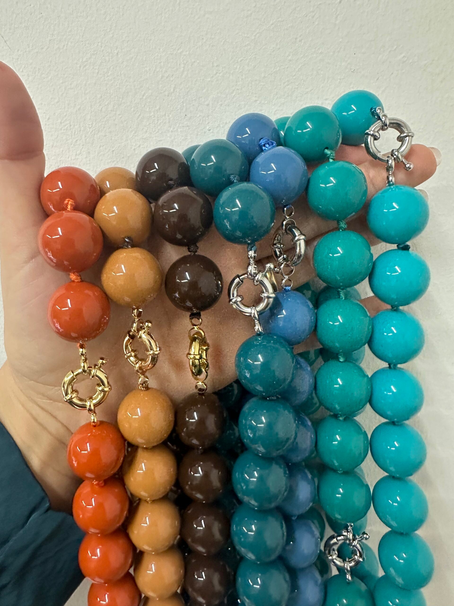 Collana maxi bowls colorate