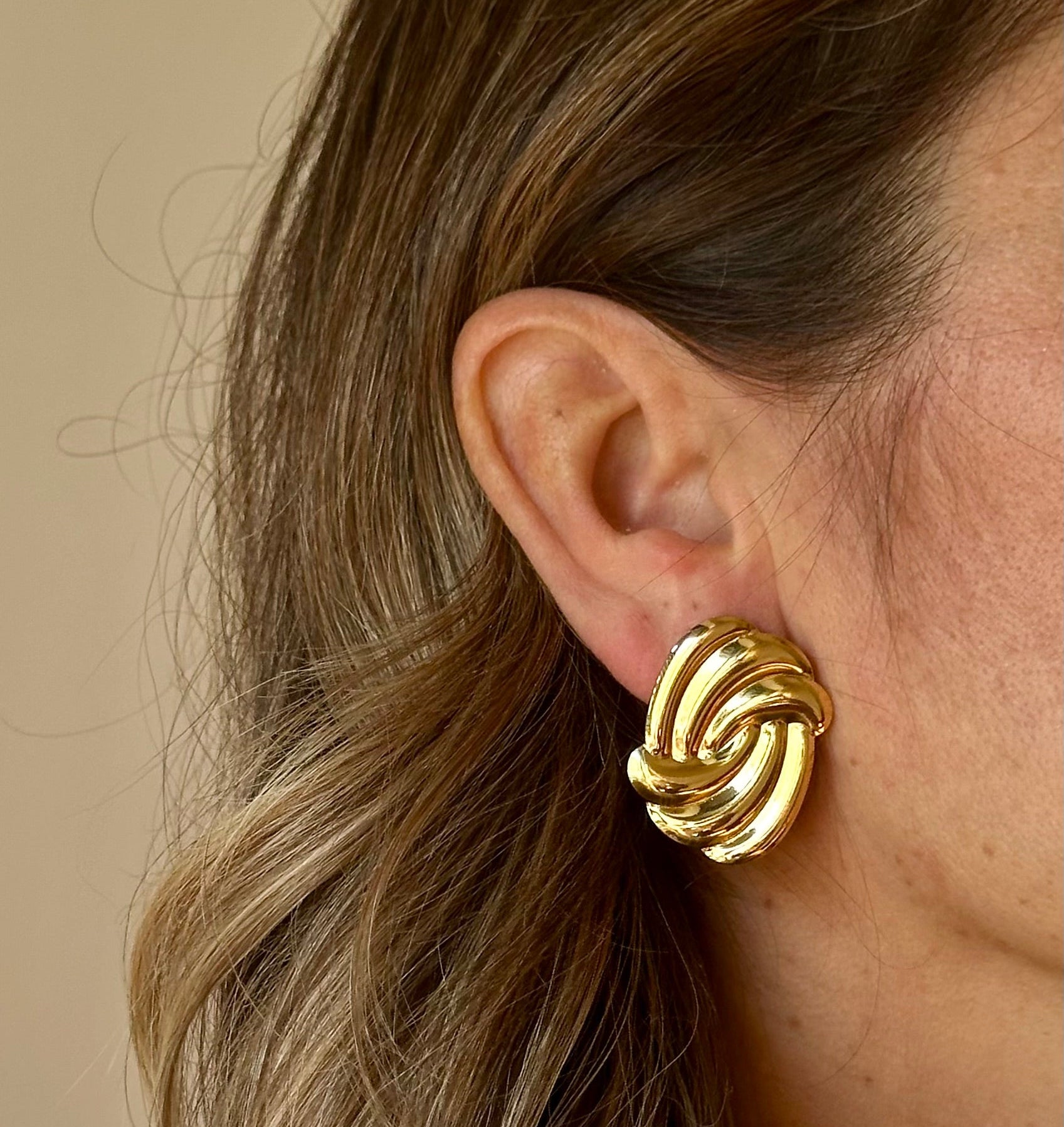 Orecchini Esse brass