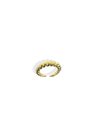 Anello torchon slim brass