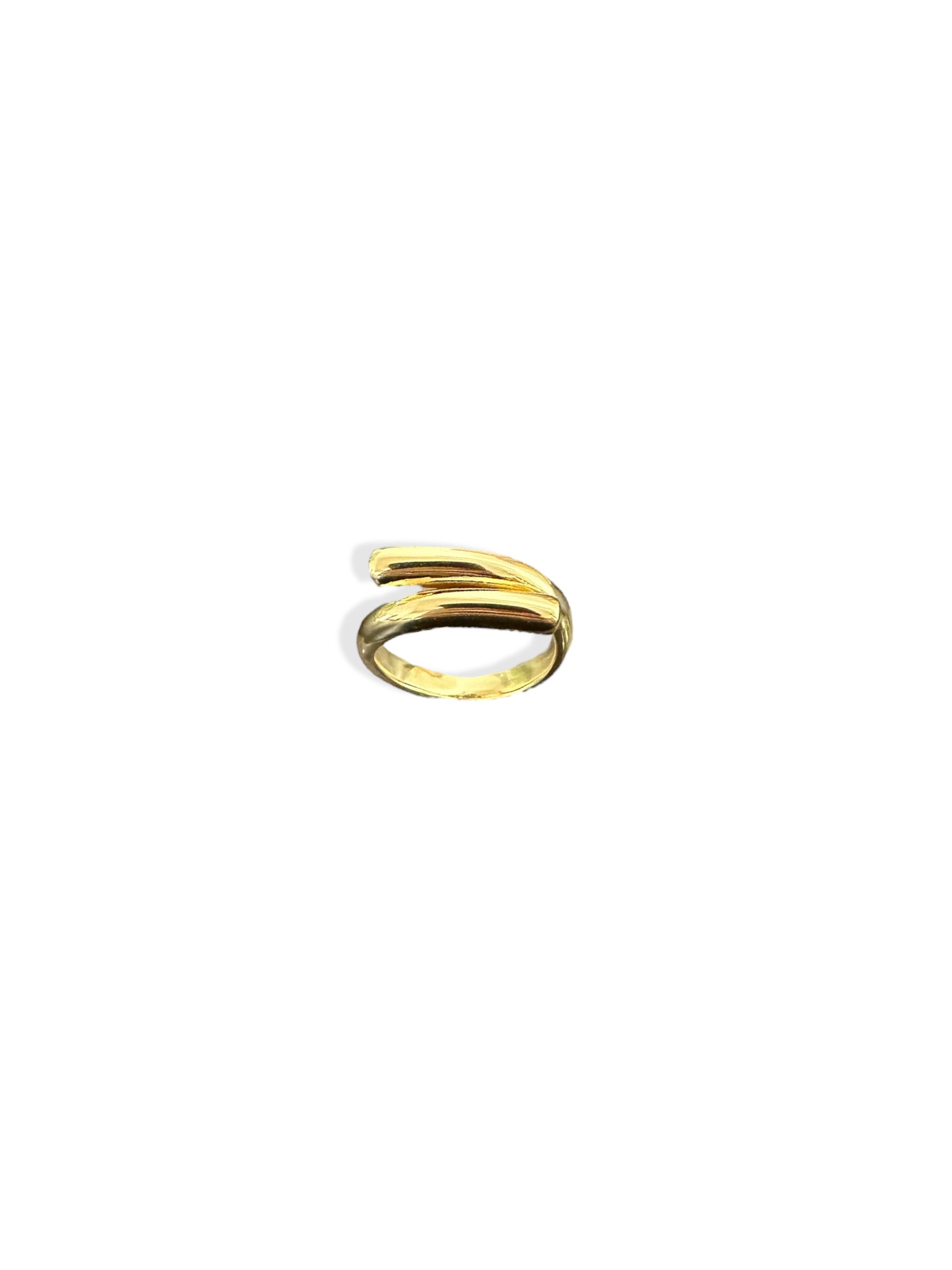 Anello incrocio brass