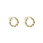 Orecchini cerchio soft torchon