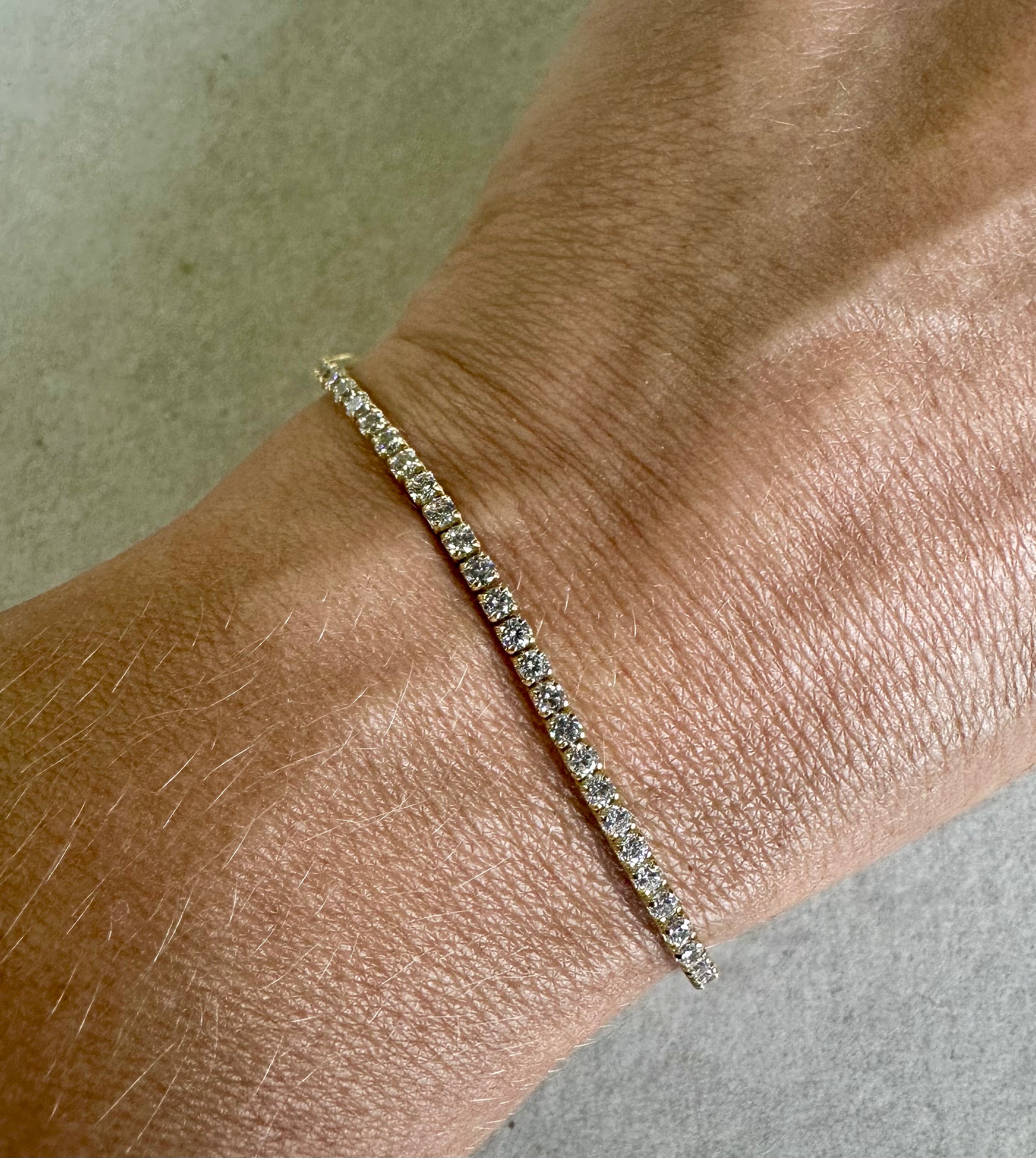 Bracciale tennis zirconi 2.5 mm