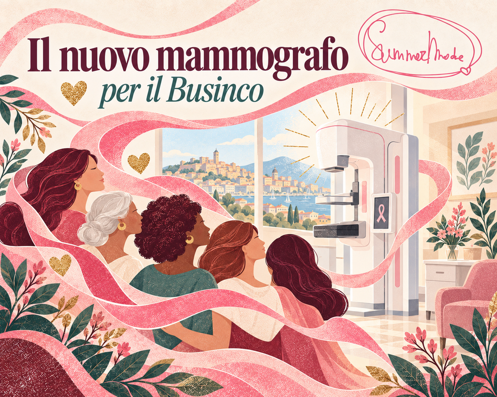 Il nuovo mammografo per il Businco